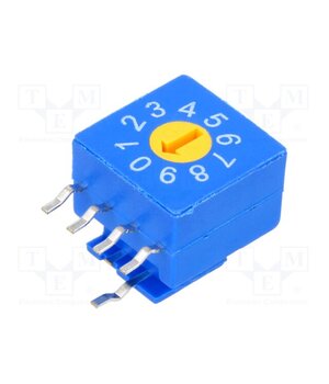 ERD410RFZ Encoding switch; DEC/BCD; Pos: 10; THT; Rcont max: 100mΩ; 5Ncm; tube VGnDA3sDMSPGliN84tTpL5u8i7sCK0gMKlMiJDY4BHY