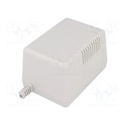 KM-49B GY Enclosure: for power supplies; vented; X: 65mm; Y: 92mm; Z: 57mm; ABS _jIHk5t8OW0PhXyrENo2TbuwbTBjznhLmyIxjf3SMKE