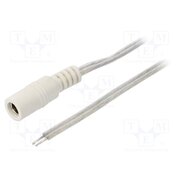 DC.CAB.8010.0300 Cable; 2x0.5mm2; wires,DC 5,5/2,1 socket; straight; transparent jdoJWDzERwteGWBxOzKhcC4H6u9Qg-0cwQPc8PURaOg