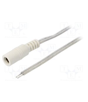 DC.CAB.8010.0300 Cable; 2x0.5mm2; wires,DC 5,5/2,1 socket; straight; transparent jdoJWDzERwteGWBxOzKhcC4H6u9Qg-0cwQPc8PURaOg