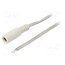 DC.CAB.8010.0300 Cable; 2x0.5mm2; wires,DC 5,5/2,1 socket; straight; transparent jdoJWDzERwteGWBxOzKhcC4H6u9Qg-0cwQPc8PURaOg