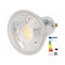 4058075096769 LED lamp; white warm; GU10; 230VAC; 575lm; P: 6.9W; 60°; 3000K WvgLZr0g6zdcmznsLk_SjsNlzVIATjqBQqRSWsIyFUI