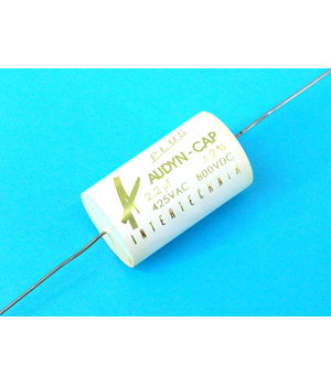 FILMA KONDENSATORS AUDYN PLUS 2,2 µF 800 VDC ±2 % 25 x 43 mm

 KPPL622_8.jpg