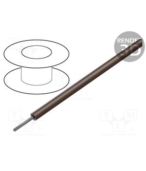 1855/19 BR005 Wire; HookUp Wire; stranded; Cu; 22AWG; PVC; brown; 600V; 30.5m 3NMkXhH2Y0OLg76JI4L8-FJW8_8sdD8sjy33BELPKIU