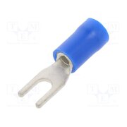 BM90208 Tip: fork; M3; Ø: 3.2mm; 1.5÷2.5mm2; crimped; for cable; insulated rCIIgwKInyOc29Z-aO3iDfMzxQGuHSXhMWnDVG9WirU