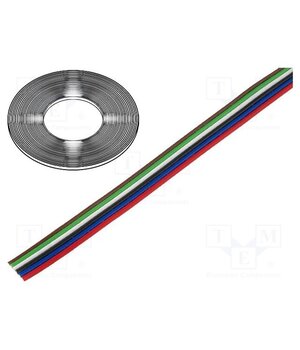 0240 007 Wire: ribbon; TLWY; 6x0.35mm2; stranded; Cu; unshielded; PVC; 150V W3TEgrVIP48wwBltX4uP3Y0tBAu5GuTJASr-WOkm_J8