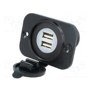 A13-194BPS-BB3 USB power supply; USB A socket x2; Sup.volt: 12÷24VDC; 5V/2.1A IYk6i0_5DlkoSDTYMQ6qzBxwufOVJkOdY_txQSbN4Mo