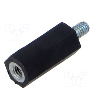 QSCP020M4 Insulating sleeve; Int.thread: M4; L: 20mm; UL94V-0; polyester MRwpjUQMMpALS9egZaTijw7fd3A4N3YTDIV4VH8mgAs