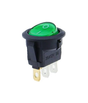 ROCKER SWITCH 12V DC 16A, zaļš / D20mm, ON-OFF

 CPR433Z.jpg