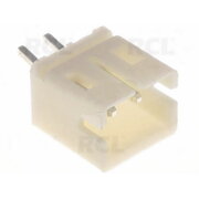 CONNECTOR 2pin Male 2mm, 1A 100V, soldered