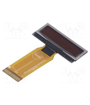 DEP 16207-W Display: OLED; alphanumeric; 16x2; Dim: 39.1x15.8x2.01mm; white 21nZ-BXLzjMrBe0PPHQ_V0RFdX3gBasSRDTmuNFv4hE