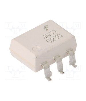 4N37SM Optocoupler; SMD; Ch: 1; OUT: transistor; Uinsul: 7.5kV; Uce: 30V vHd8x-g08QZnzgABs7u444ZavYV7vt9Ae3xAnFQSeuc