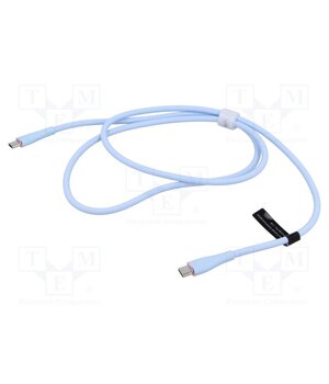 TAWSF Cable; USB 2.0; USB C plug,both sides; nickel plated; 1m; 100W EVRWfocVi72fb6HEf4g8Ux2134DvqOFAI2IZMlFoRcU