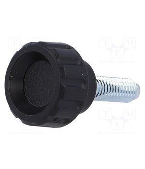 6376 Knob; Ø: 16mm; Ext.thread: M5; 16mm; H: 13mm; polyamide; knurled 92nhzH4rT3PDjmvYlfY5pcIothqlv3DJPLxFQxQHL2E