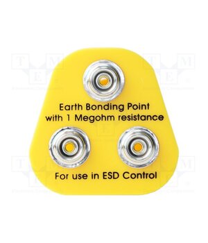 070-0017F Earthing plug; ESD; yellow; 1MΩ; press stud male 10mm x3 u1DE1RNJt6UHMEFnEypfGuaX-OPLZAE-1V-IlIVC048
