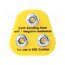 070-0017F Earthing plug; ESD; yellow; 1MΩ; press stud male 10mm x3 u1DE1RNJt6UHMEFnEypfGuaX-OPLZAE-1V-IlIVC048