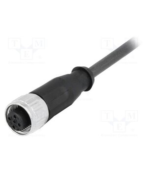 C21320000000058 Connector: M12; plug; female; PIN: 4; straight; cables; 1m 8tb9mZVCtUMuzpqXtStIyMqCkoha4wntTbGUNsCwwWs