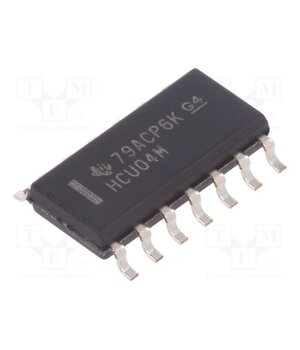 CD74HCU04M IC: digital; NOT; Ch: 6; SMD; SO14; 2÷6VDC; -55÷125°C; tube; HCU 89g_JGdtr1C4pdyHXyVTK24CFo6XJ9SkoF5QjPC-SLE