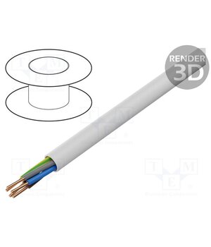 YDY-5X6 Wire; YDY; 5G6mm2; round; wire; Cu; PVC; white; 450V,750V; 100m Vnrq-sUkrvmJrQJN2-lLaZlocrjjoJjoWL1d3Ot_tac