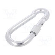 KSZ10100 Carabiner; steel; for rope; L: 100mm; zinc; 10mm; with protection gCYMgYNyXsj5amJzOMF417g4DcBKilV7NglHeoBMI8E