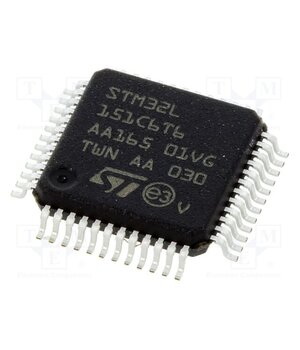 STM32L151C6T6 IC: STM32 ARM microcontroller; 32MHz; LQFP48; 1.8÷3.6VDC; STM32L1 oHPTuGqoL7iUVg3JIMosZS5JERpObmWm5ZYZifc7xig