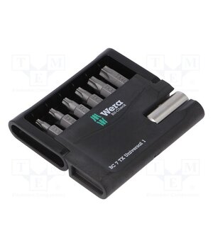 05056294001 Kit: screwdriver bits; Torx®; 25mm; plastic cassette; 7pcs. 0pspLvDG8oXD1AZZw5XSzfEoGA8i1EBavD0RwpHYe_U