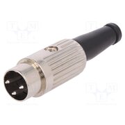 610-0300 Connector: DIN; plug; male; PIN: 3; 180°; straight; for cable; 34V; 2A HULmIBMK4Rczc3Tbypj8fTKp5WxoRYwVFYCBo2vhEvE