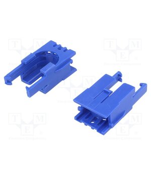 ROMI CHASSIS MOTOR CLIP PAIR - BLUE Bracket; blue; POLOLU Romi xV5TrxR0sU_WoH2hFzZtYk7_Xf8pieU9tVryCRnMpP0