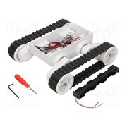 DAGU-RS011-2 Tracked chassis; white; 245x225x75mm; 7.2VDC; Mot.qty: 2 aqcRJcVVemct-P1SHmHSRAXyS3_XX9KEa5jFf8dOtvk
