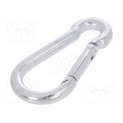 KSO.6.60 Carabiner; steel; for rope; L: 60mm; zinc; 6mm U0kIhVcstjHQO1jN9JwlxpzBBmuWevYgRk6iF3AsY_k