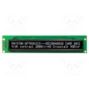REC004002AWPP5N00100 Display: OLED; alphanumeric; 40x2; Dim: 182x38.5x9.3mm; white; 2x8 7JR1tYA-F4cU6PxqawG6wWMeJmCy8fXFwmWTB3Pof-Q