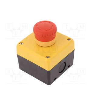 FB1W-YW1B-V4E02-R Control cassette; 22mm; YW; No.of butt: 1; mushroom; IP65; plastic JF4ItJYzpSHXtsfNyJsAbnZleGpXfkPU3R6ZvxKp4eg