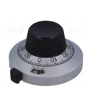 21A11B10 Precise knob; with counting dial; Shaft d: 6.35mm; Ø46x25.4mm fCny-dYCNhAeB8ADqt4VSThFF0OI-gCPV3_QxeTVDyo