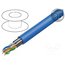 10GXE00.06100 Wire; F/UTP; 4x2x23AWG; 6a; wire; Cu; Insulation: LSZH; blue; 100m 1QT5w1YJbSaZjjkgr7gN6HwEXjJ-y5Otc1kiNz7OjKk
