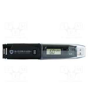 EL-21CFR-2-LCD+ Data logger; temperature,humidity; IP67; Display: LCD; ±0.5°C KJry6ijVJv6C5vdazLQ4oUCsI9ocixsqTO1cmJ3NZow