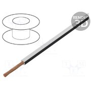 FLRY-B0.35-WH/BK/1 Wire; FLRY-B; 1x0.35mm2; stranded; Cu; PVC; white-black; 60V 6yjx122YVLiUWyVVeQ8Ys5WignFDa15OQJTIFcuNsHs
