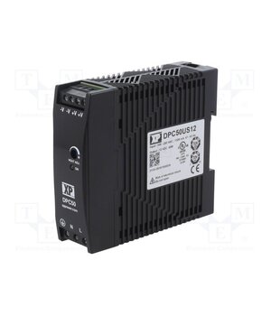 DPC50US12 Power supply: switching; for DIN rail; 50W; 12VDC; 4A; 85÷264VAC LEblpexgQ-_4lDCrzfCDyGfJjVB65t5ElkSVPXVQMaE