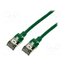 CQ9015S Patch cord; RJ45 plug,both sides; U/FTP; 6a; stranded; Cu; 0.3m FkGvcRS6Y6PSzXRzKVqiGJoegOfrYB2ViBQkLrGE8I0