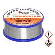 LC60-0.25/0.1 Tin; lead-based; Sn60Pb40; 0.25mm; 100g; reel; 190°C; 2.5% UYLhBFT6WE2fCCjvZdYWPuUrg5UXSfibF9Tzd9VgQt8