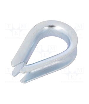 KU12 Thimble for rope; steel; for rope; Ørope: 12mm; zinc; DIN 6899B DCdnaX2U0UjVdI7M2T9raZP_fw3XZzUTaR_lK-QnYSQ