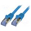 CQ3026S Patch cord; RJ45 plug,both sides; S/FTP; 6a; stranded; Cu; 0.5m _UFHPSbfypGiICo1rZB0_y0-fzshM5LtIUOoA8oHfsw