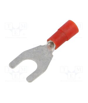 KNE_6-1/100 Tip: fork; M6; 0.5÷1mm2; crimped; for cable; insulated; tinned; red h7V_fQUePWrgNbV38qcmMV7prPc6HGSH0lS36HCu7kE