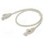 KABSI AL-OEM-299 Patch cord; RJ45 plug,both sides; U/UTP; 5e; CCA; 0.5m; grey; 26AWG qHQerhRHnSyIN-hECKZAkbkLTDubjpb2pyUrrO5C7eQ
