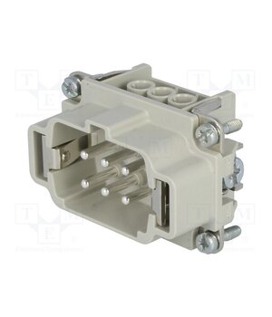 C14610A0061021 Connector: HDC; contact insert; male; 16A; 500V; PIN: 6; 6+PE xodAcBgJ8-UAKI9not7wwL1eda9QTXxRilKgpbInXVY