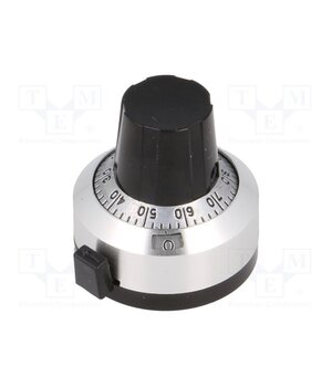 2606 Precise knob; with counting dial; Shaft d: 6.35mm; Ø22.2mm thdyqHJTGad3bFUYcc6PDLnX7BnEoUNSfsFqFNuzHRQ