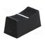 CS1 TYPE A BLACK Knob; slider; black; 23x11x11mm; Width shaft 4mm; plastic ERr71sdktpQpR8GfGohWj6lgUNmPuKU2h_bzLtDXqTg