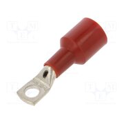 BM00432 Tip: ring tube; M6; Ø: 6.3mm; 10mm2; crimped; for cable; insulated C_kkITzbXall8d9ZWq6S77vX-Z7KCjMBBXRHV3yMLQ8