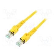 09488485745100 Patch cord; S/FTP; 6a; stranded; Cu; 10m; PUR; yellow; 27AWG; Cores: 8 K5cb0EZ2ap7FxHZESWdiFWc6egDBh1xKmQSdqbwv81w