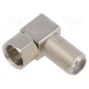 222F-90 Adapter; F male,F female; Insulation: POM; 75Ω; brass; 2GHz 4JH5AF4YypxqapSglf8fwqBF-Ncac0VYxTC-7Tqgiw0