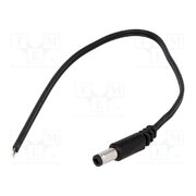 DC.CAB.2600.0300 Cable; 2x0.5mm2; wires,DC 5,5/2,5 plug; straight; black; 3m mRDWwCbPZcUCx5MfxVHUWHiuMYkkDAVWp7Y0WfY_KcU